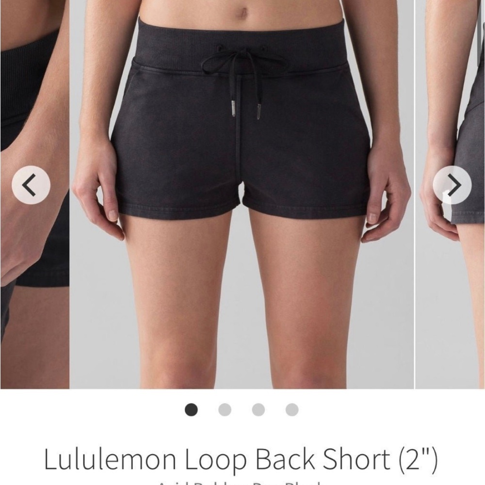 Lululemon Loop back acid shorts